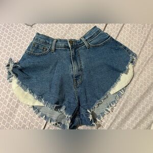 Vibrant Miu Flare Shorts